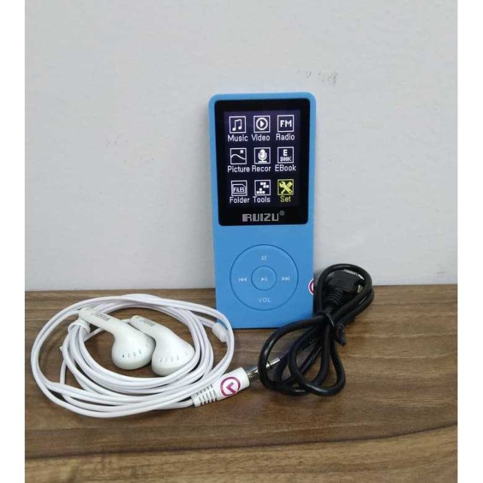 MP3 Player Ruizu X02 HiFi DAP 8GB Original FM Radio Recorder