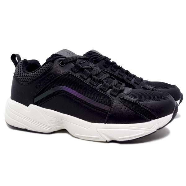 Sepatu Casual Phoenix Dalton - Black/White Murah