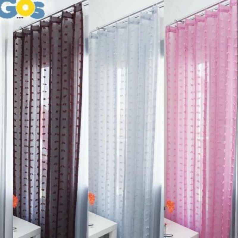 Vitrase gorden Ruby Gorden jendela Lapisan gorden tirai gorden