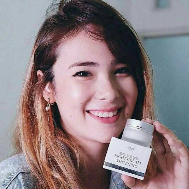 ERTOS DERMO NIGHT CARE WHITENING CREAM/ NIGTH WHITENING CREAM - PEMUTIH PENCERAH DAN PELEMBAB