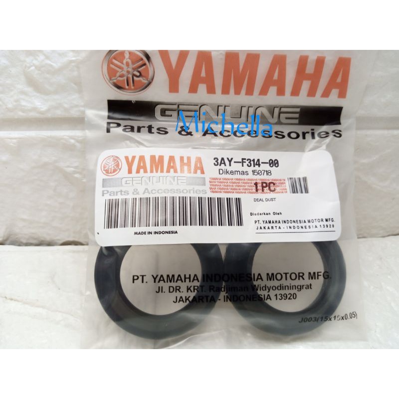 seal tutup as shock depan Mio,Jupiter,fizr,Mio m3,xeon , crypton,Vega