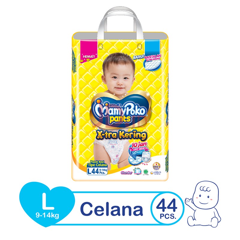 Mamypoko Standar Jumbo L 42 / Diapers Popok Bayi