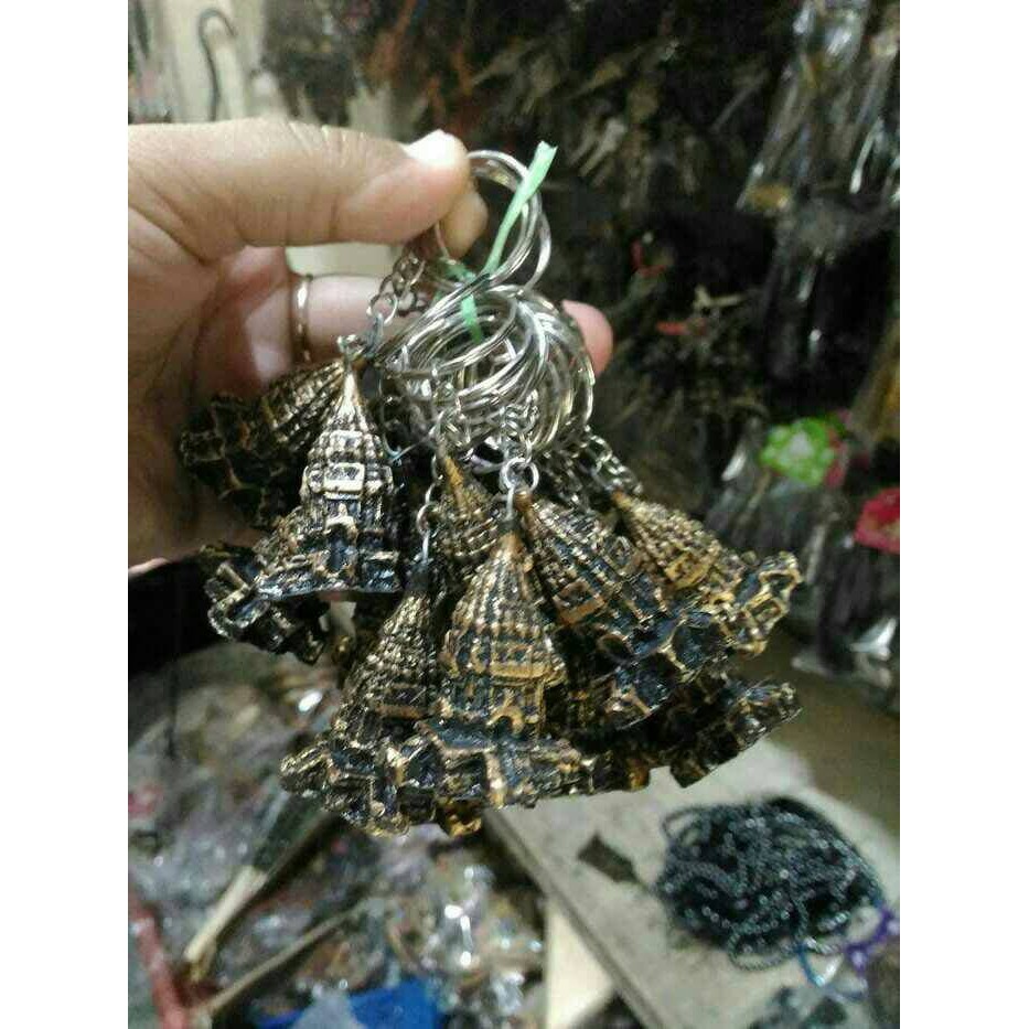 Gantungan Kunci Candi Prambanan - 1 Set - 20 pcs