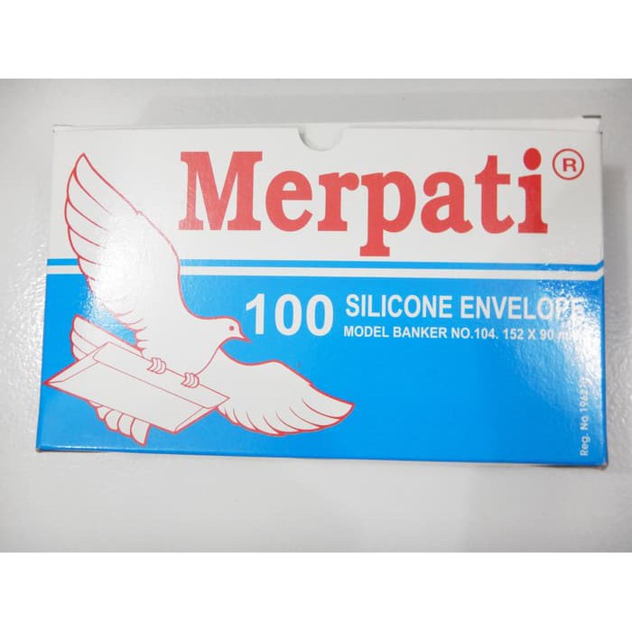 Amplop Merpati model Banker / Map Putih Merk Merpati