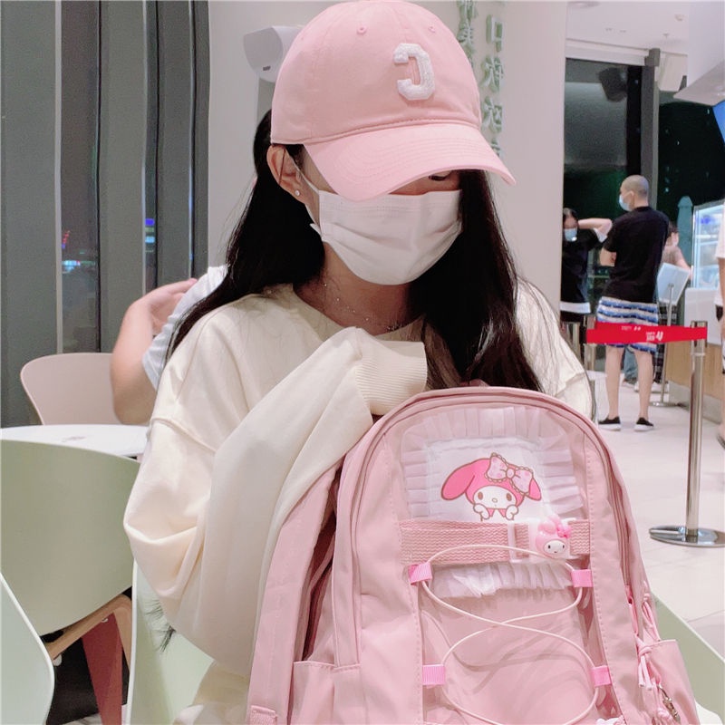 ✳Sera [Wei Taiao] Ransel gadis imut lembut Jepang kartun lucu tas sekolah gaya kampus ransel kasual siswa sekolah menengah