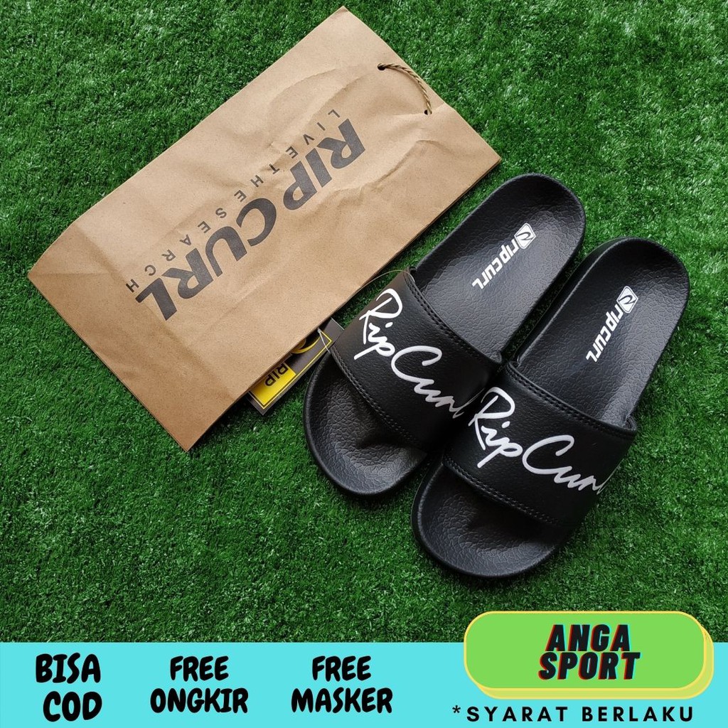 SANDAL SLIDE PRIA RIPCURL / SANDAL SLOP COWOK / SANDAL DISTRO / SENDAL CASUAL / SANDAL RUMAH LAKI