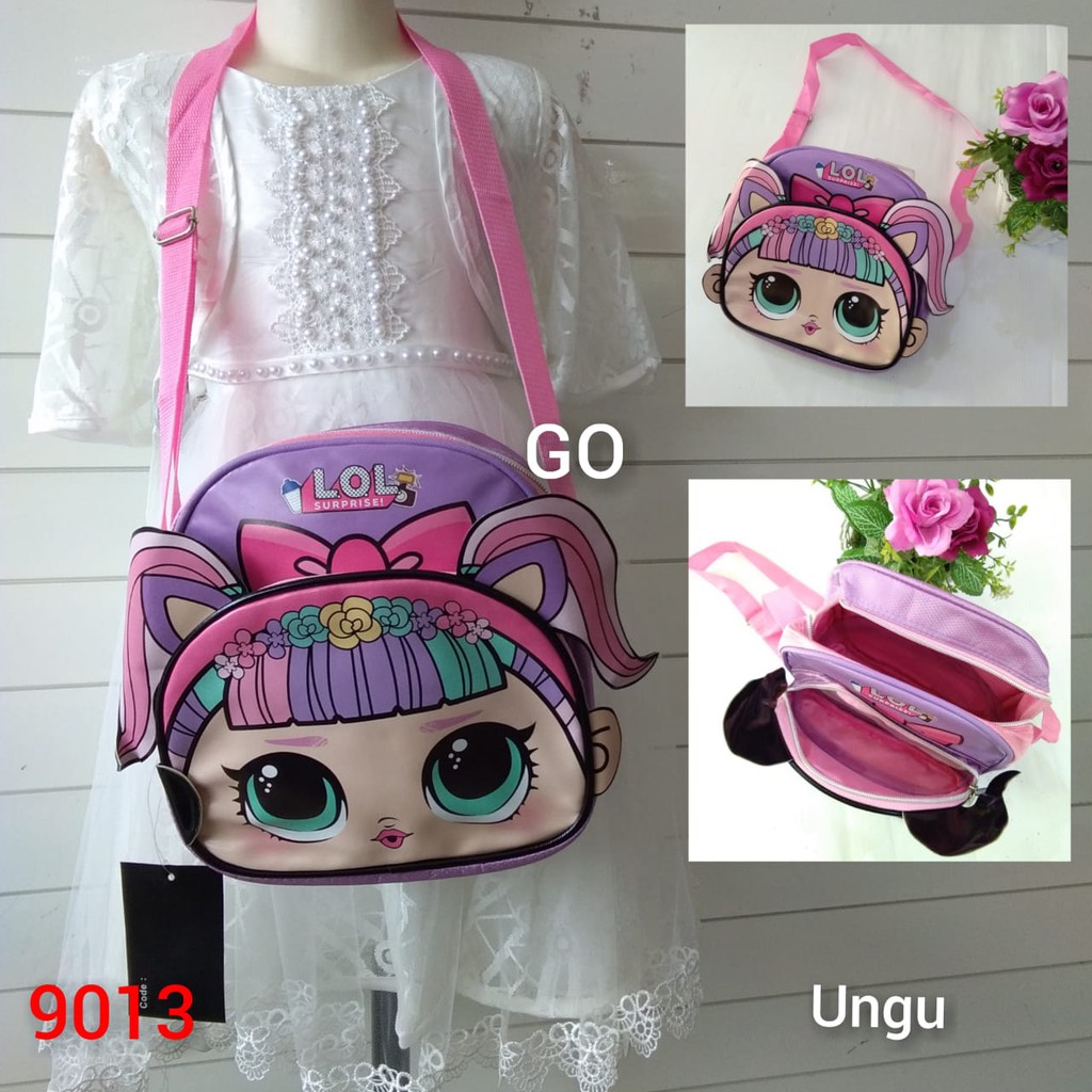 gos TAS ANAK SLEMPANG 2 Tas Weistbag Motif Kartun Anak Perempuan