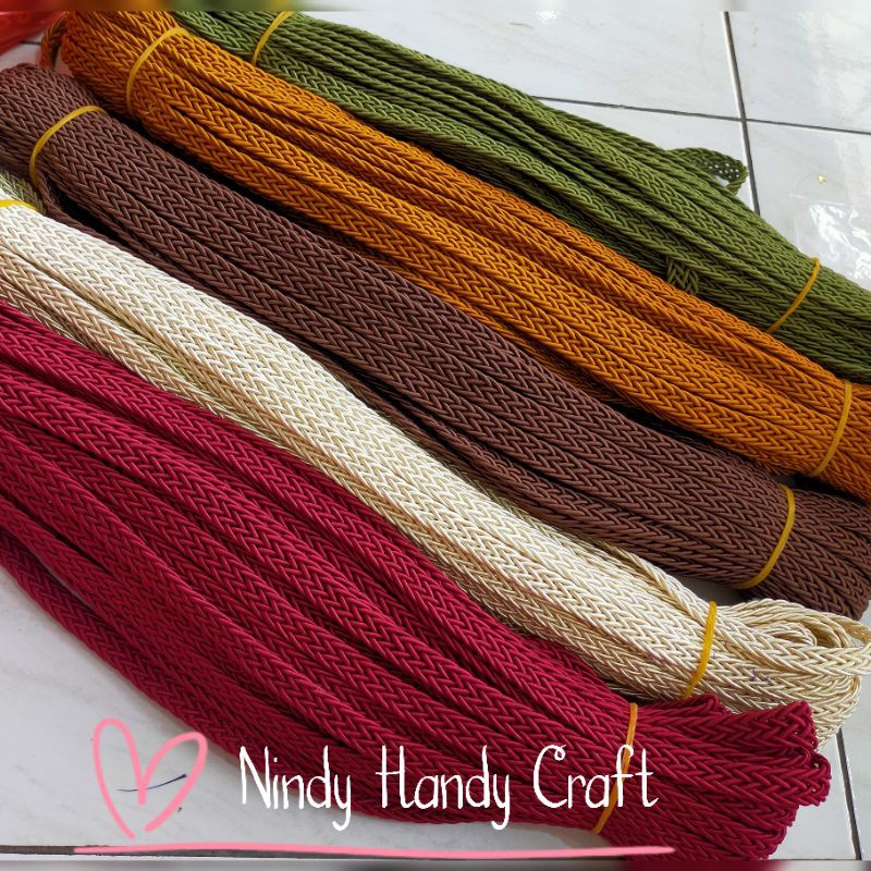 Tali Kepang Meteran - Tali Kulit Kepang - Tali Satin Kepang - Tali Kulit