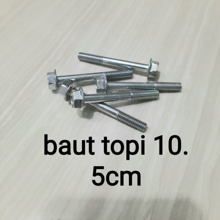 Baut Topi/Baut Flange 10/ 5cm