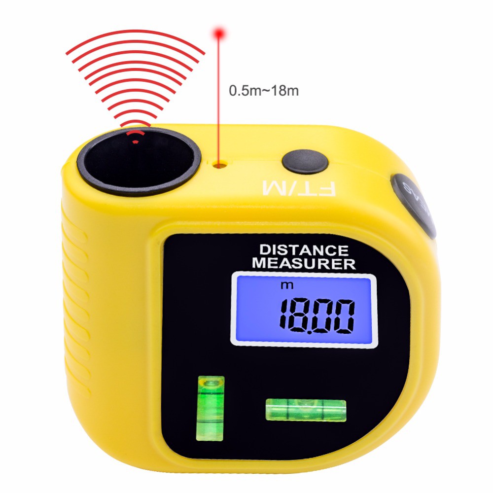 Ultrasonic Digital Tape Measure Laser Distance Meter CP-3010 Meteran