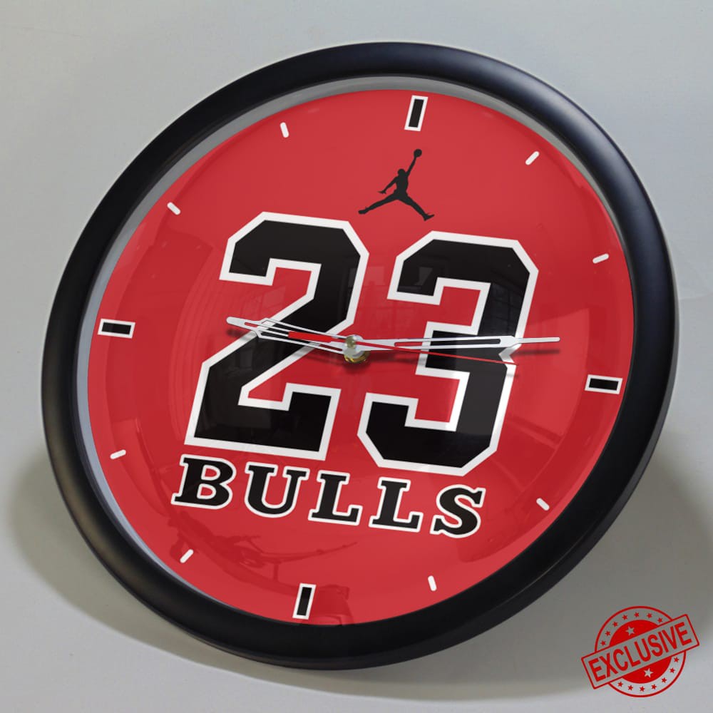 (ISTIMEWA BOSSQUE) JAM DINDING CUSTOM NBA - MICHAEL JORDAN 23 - CHICAGO BULS