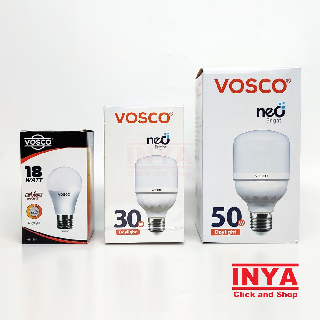 BOHLAM LED VOSCO PUTIH DAYLIGHT 18W - Lampu Bulb