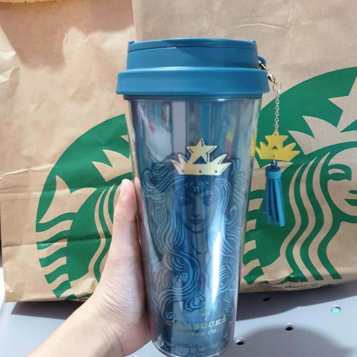 Tumbler Starbucks Siren with charm Autumn Special mermaid Grande original