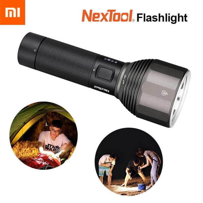 Xiaomi Senter LED Nextool 5 - 2000 Lumens - For Camping Sepeda Mobil
