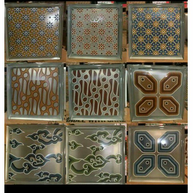 Mulia Glass Block The Batik Series