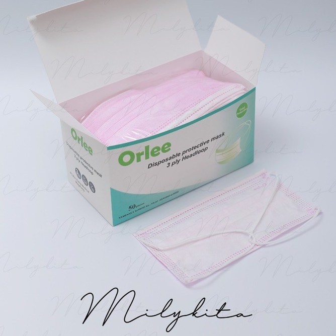 MASKER 4 LAPIS CAREION  DISPOSABLE WARNA DELICATED