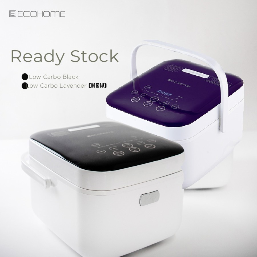 Rice Cooker Ecohome Low Carbo ELS888 / ELS-888 Original Garansi Resmi
