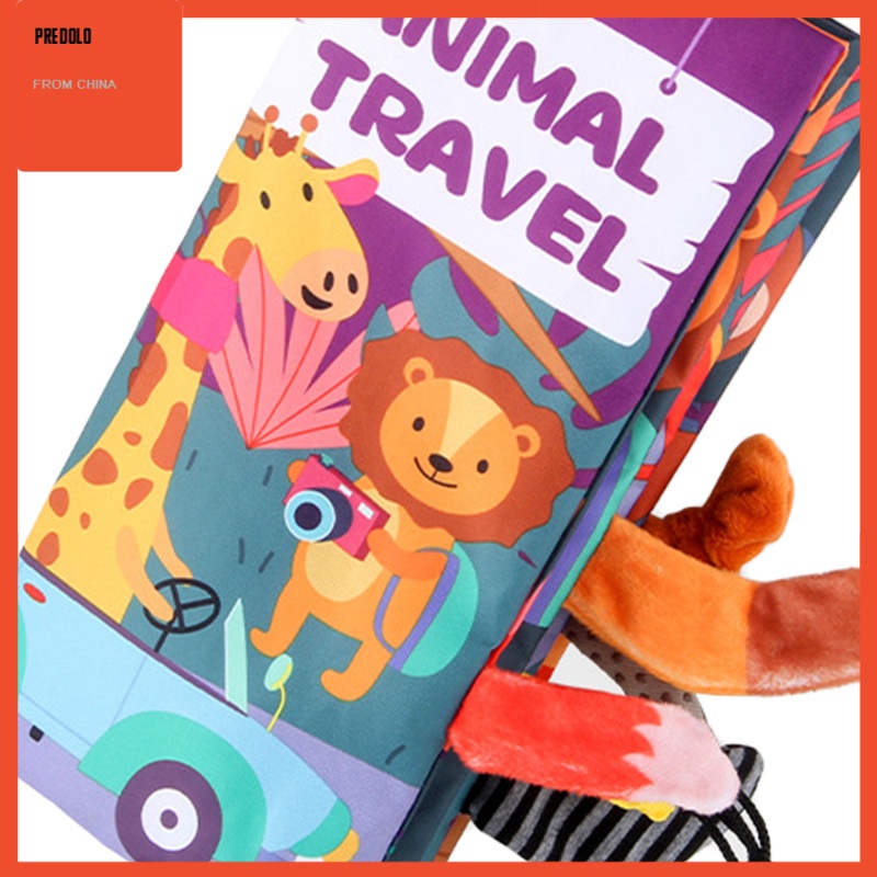 [In Stock] Baby Soft Book Animal Rustling Sound Learning Teething Toy Sea Worl