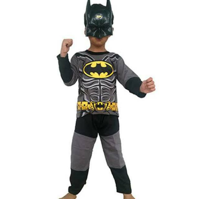 Baju anak kostum superhero batman / KOSTUM BAJU ANAK BATMAN GRATIS TOPENG TERBARU TERLARIS / BAJU ANAK LAKI LAKI BATMAN