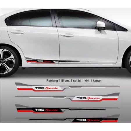 stiker trd sportivo yaris/ stiker trd yaris/ stiker trd sportivo