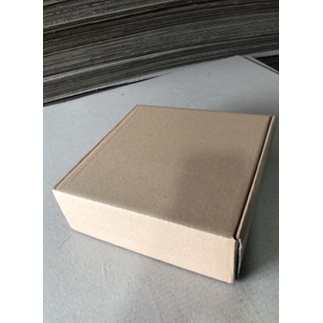 

Corrugated/Pizza Box/Packaging/Box Makanan/Kotak Kado/Kemeja/Kaos - Karton Box (22x22x10cm)