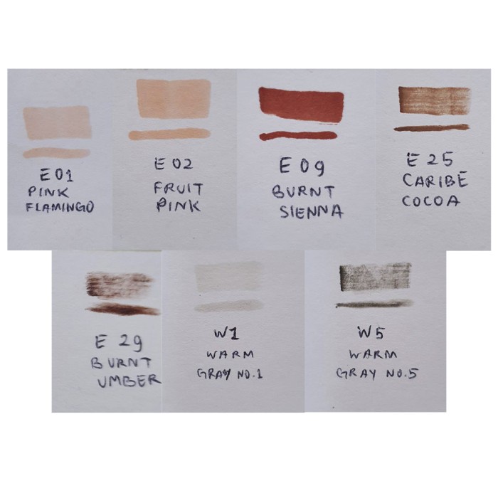 

Gaya Jual Murah Copic Sketch Marker Ori Preloved / Second (Coklat & Abu) Trendi
