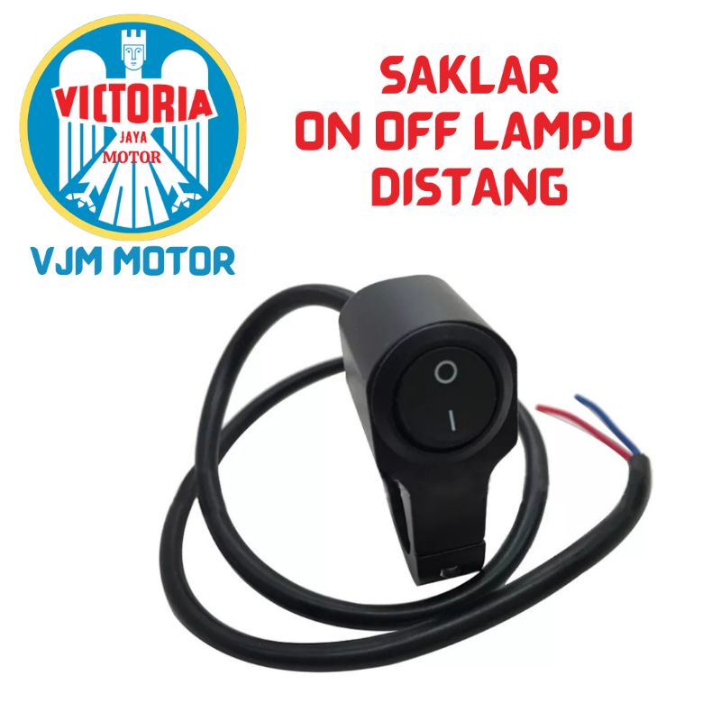 Saklar on of Lampu distang Motor Saklar on off lampu Di stang Motor Universal