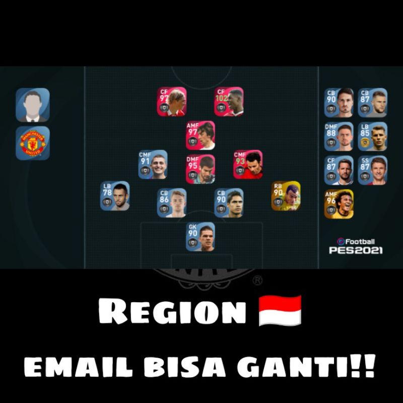 AKUN PES 2021 || 5 ICONIC (RASHTOR)