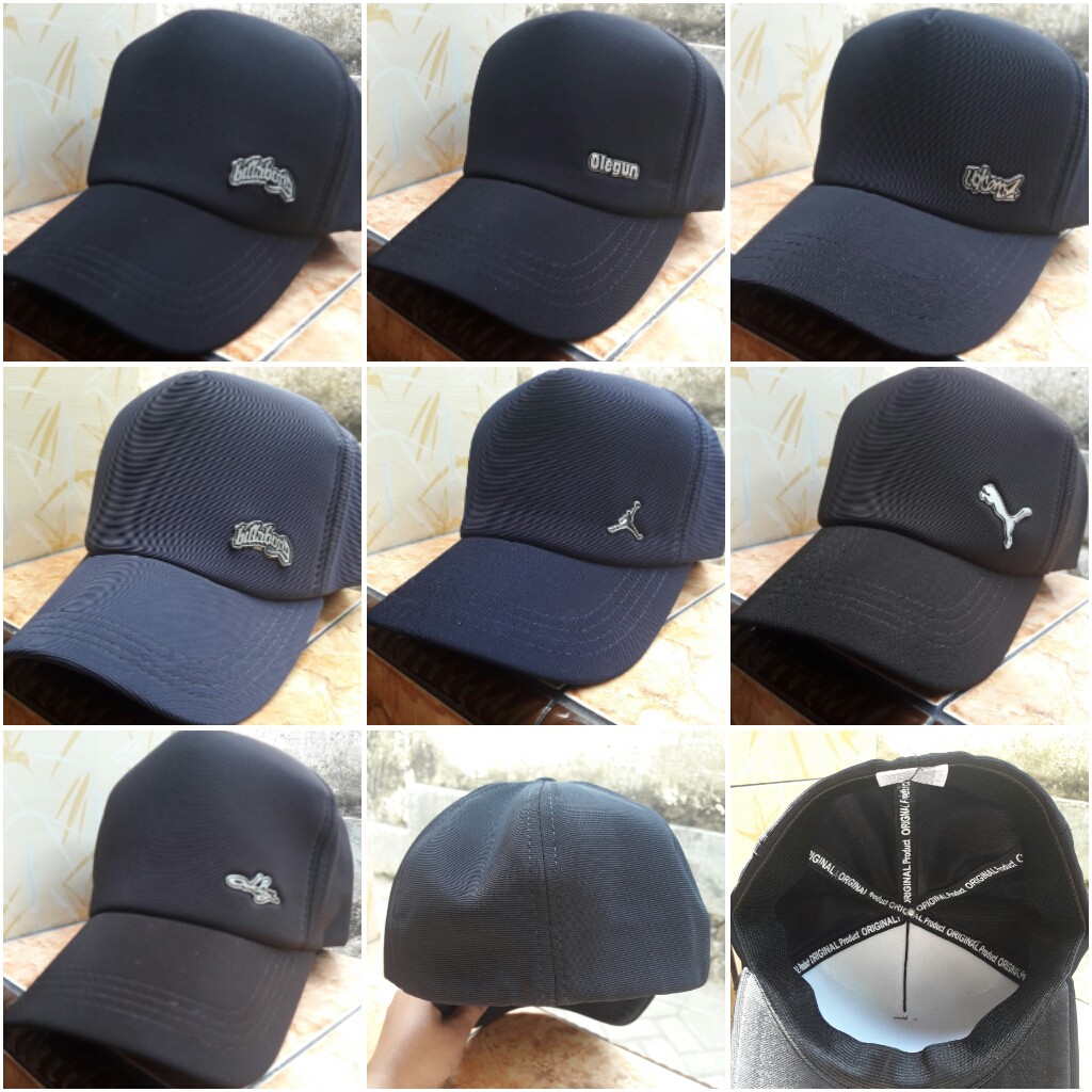 Diskon Topi Polos Built Up stretch ABG/Topi Built Up stretch Dewasa/Topi Built Up stretch Pin(COD)