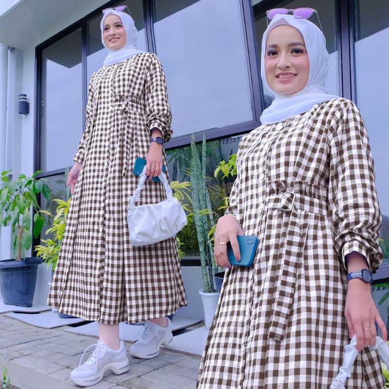 Setiva dress maxy gamis muslim fashion wanita