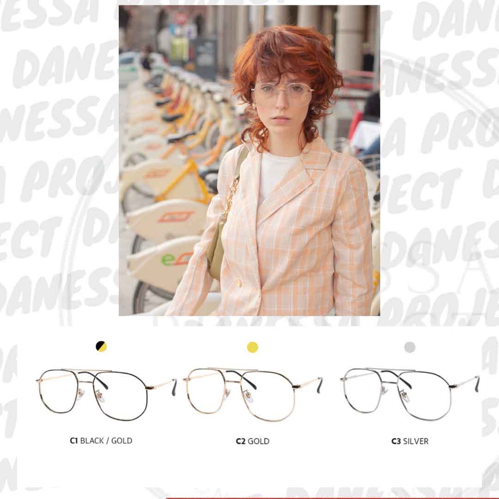 Kacamata REINA RTG C3022 - Kacamata Korea | Dipakai oleh BTS V, Chanyeol EXO, Seo Yeji