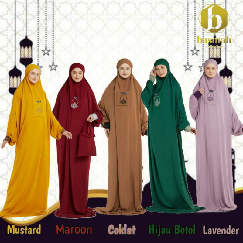 Mukenah basmah manset terompah