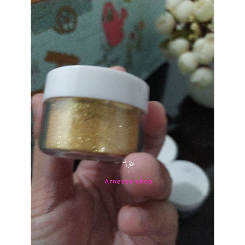 Edible gold Silver 5gr luster bubuk emas kue paket dekorasi kuealas adonan spuit 1M mawar 4B 122 104