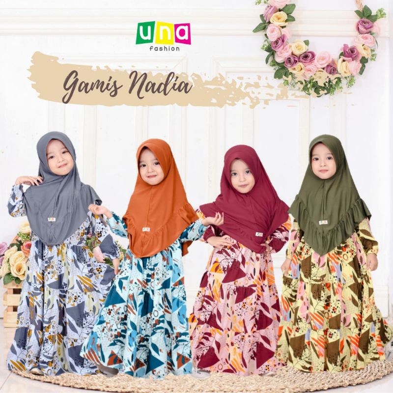 Ready, GAMIS ANAK Nadia By UNA Fashion