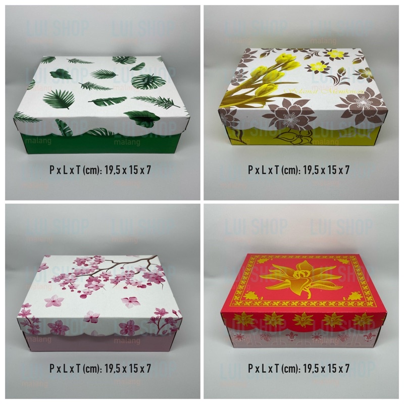 

DUS KUE 19.5cmx15cm R7 CETAK 310gr Apa Kabar