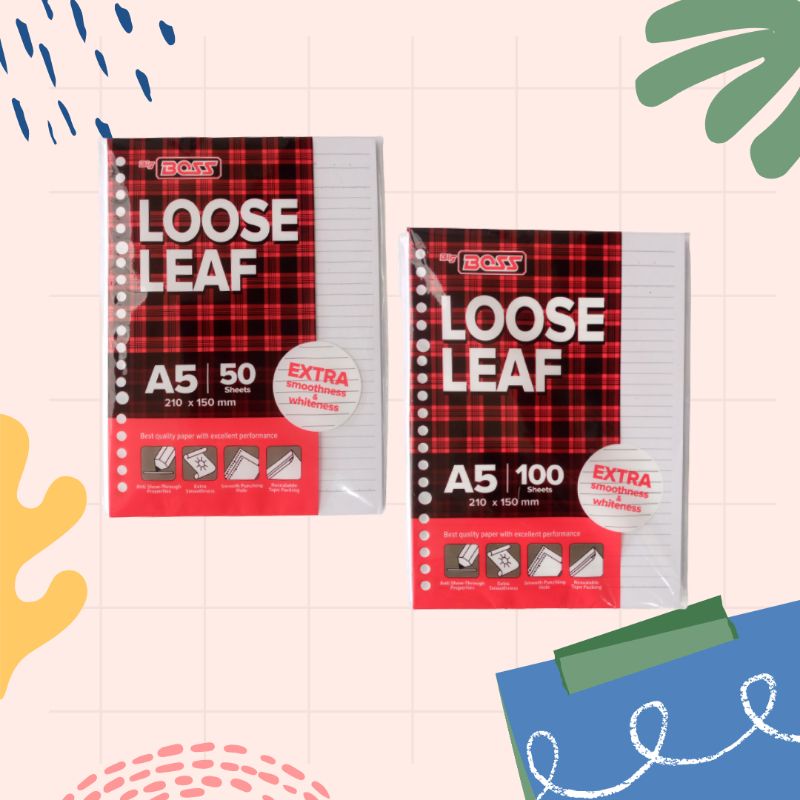 

Loose Leaf Big Boss A5 garis