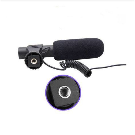 [PERLENGKAP] - Shotgun Microphone untuk DSLR - MIC-05 - Black