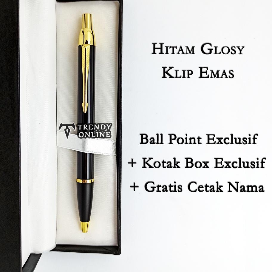

New Pulpen Model Parker Gratis Grafir Cetak Nama, Bolpoin dan Kotak Box Exclusif, Grafir Nama, Pen si