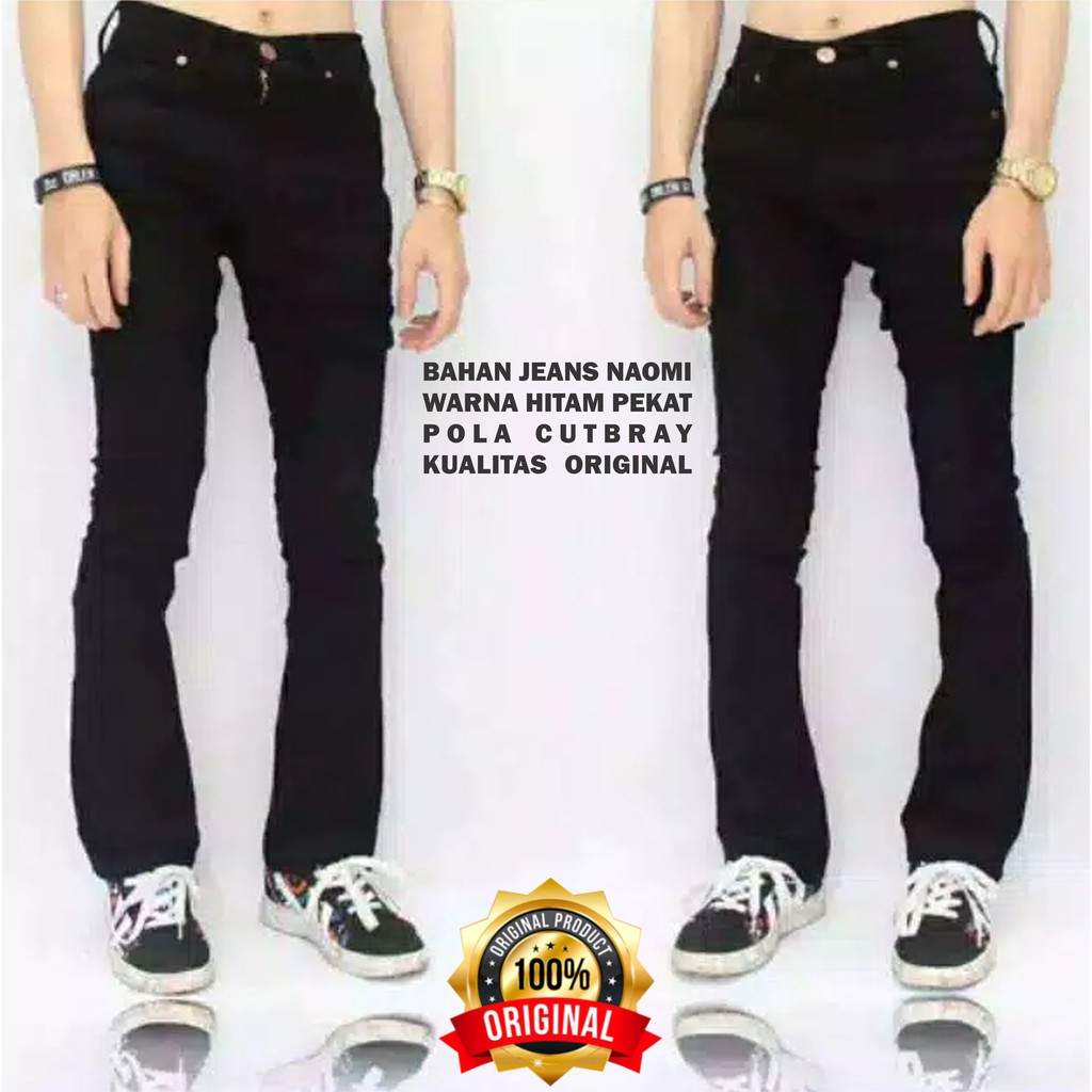 Celana jeans denim pria cutbray original forward