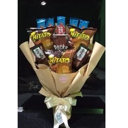 

Buket snack kado ultah sempro wisuda juara kado cowok