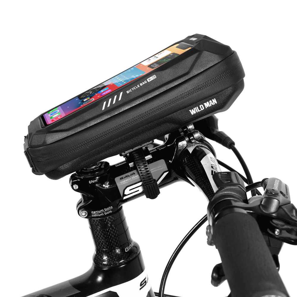 TG-JD WILD MAN Tas Sepeda Smartphone Case Handlebar Waterproof 0.5L - X-3