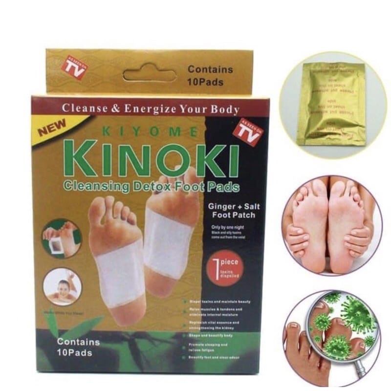 Kinoki Gold Koyo Kaki Detox ASLI isi 10pcs Aroma Jahe