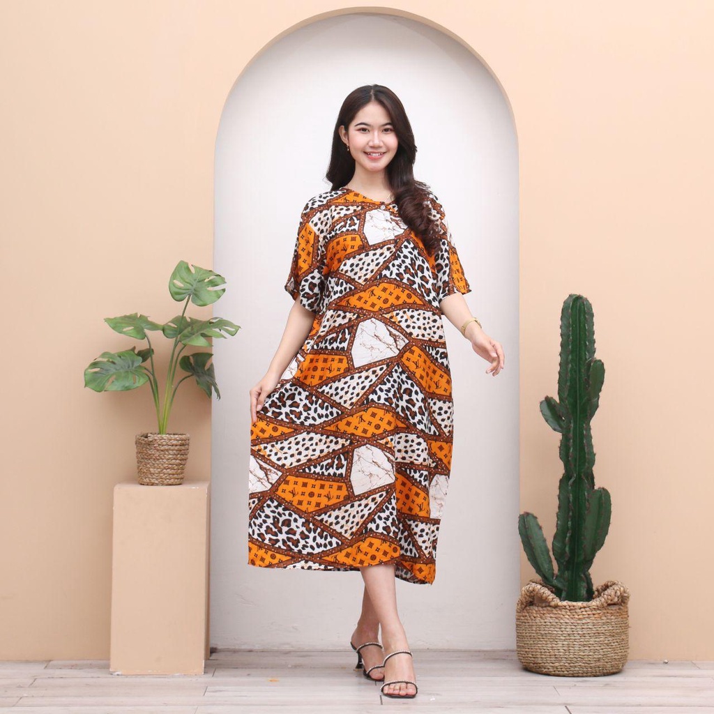 Daster Jumbo batik DIANTY Daster Busui  Daster cantik  Baju tidur  Baju santai  Baju batik