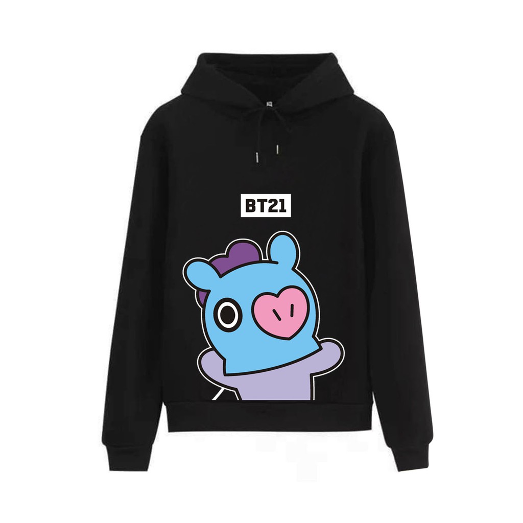 BESS - Sweater Hoodie Murah / Sweater Hoodie Wanita M4NG B1 BW