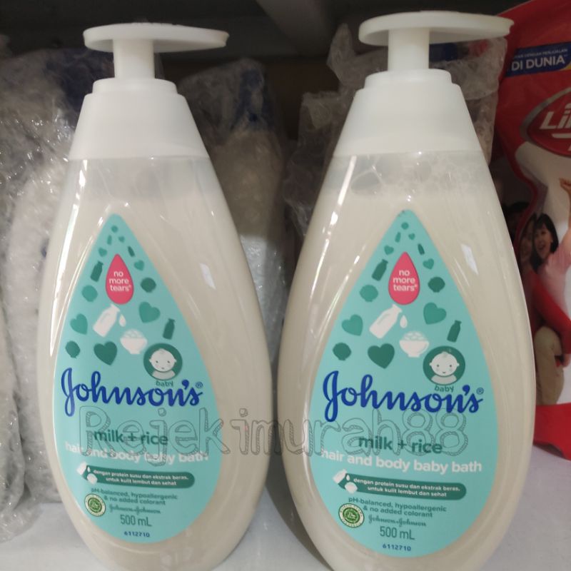 Johnson's Baby Bath 500ml Hair &amp; Body Baby Bath Pump 500 ml