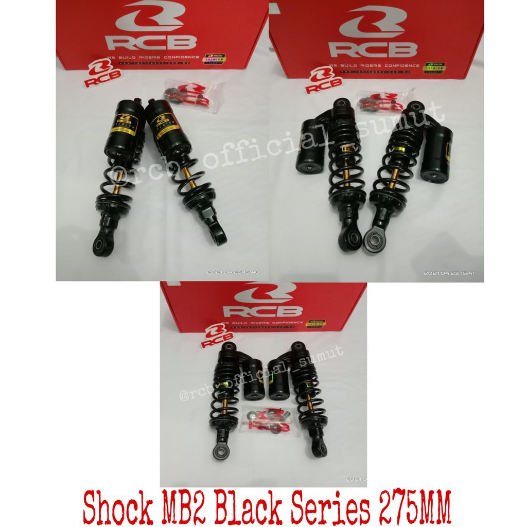 Shock RCB 275 mm Premium Black series Bebek Tabung twinshock sok MB-2