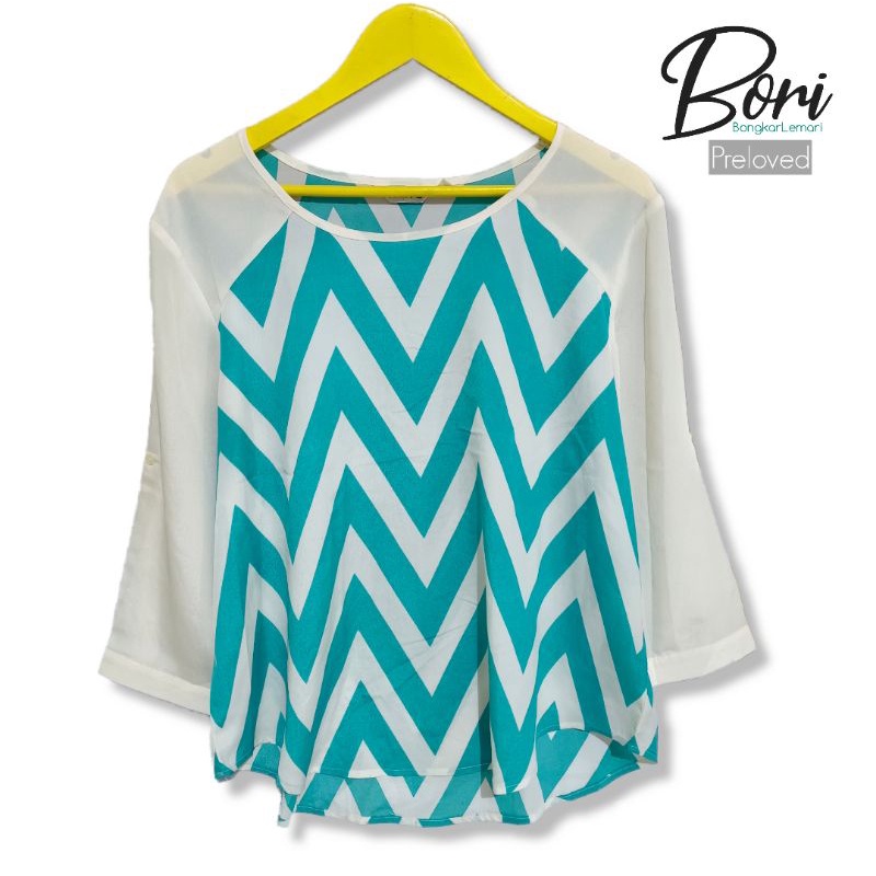 Blouse wanita Mint - PRELOVED