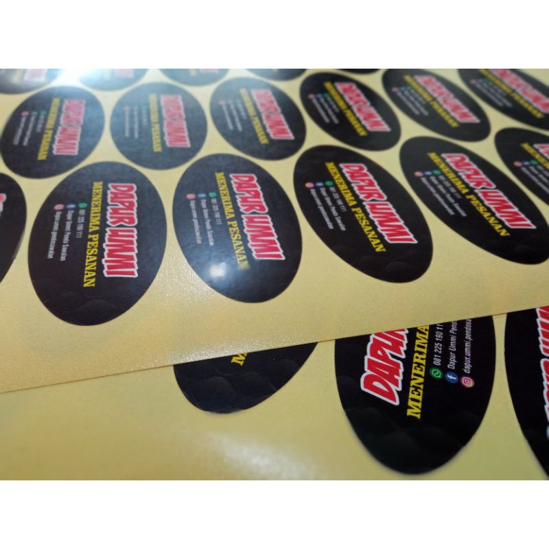 

Promo STIKER BONTAX CHROMO A3 LABEL Elegan