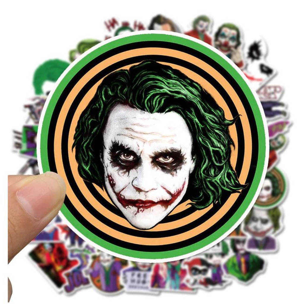 

Stiker 186 50pcs JOKER Cartoon Kartun Anime Badut Clown Sticker Tas