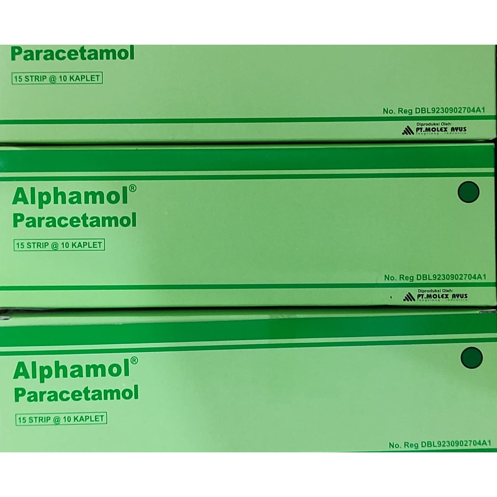 Alphamol 150 Kalpet / Paracetamol 600 MG / Nyeri / Sakit Kepala / Sakit Gigi